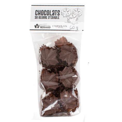Chocolats farcis au beurre d'érable