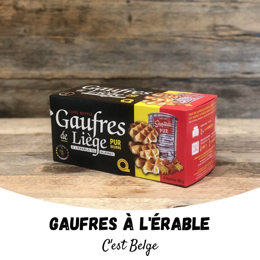 Gauffre Érable – Mets cuisinés/surgelés à Granby – Érablière Bernard