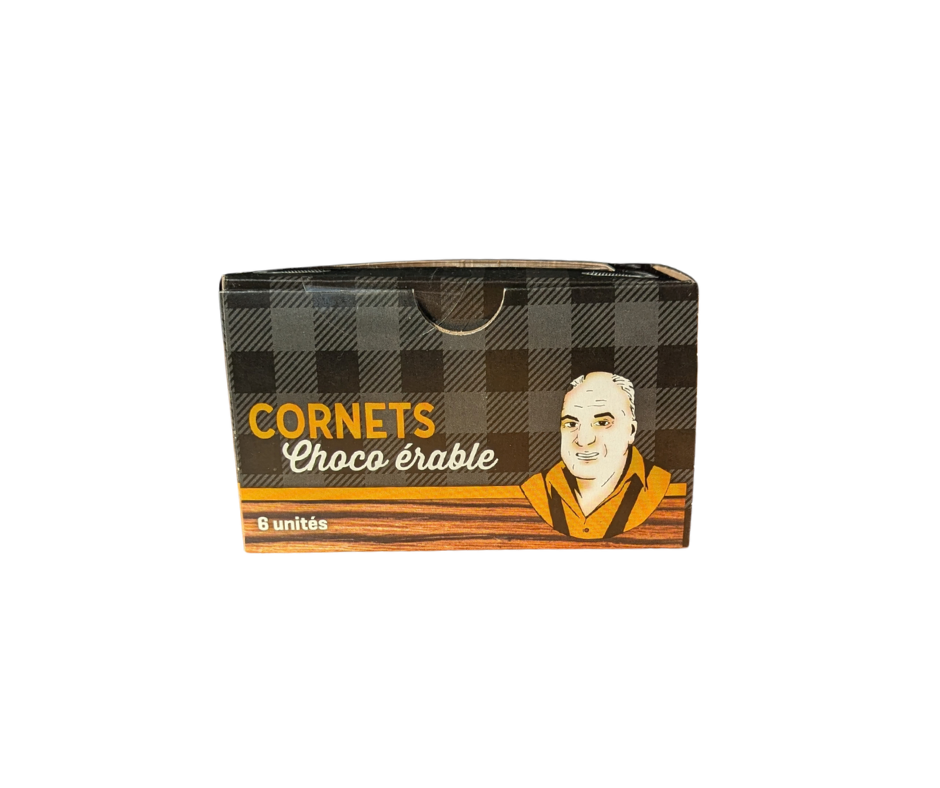 Cornets Choco Erable 6 Un.